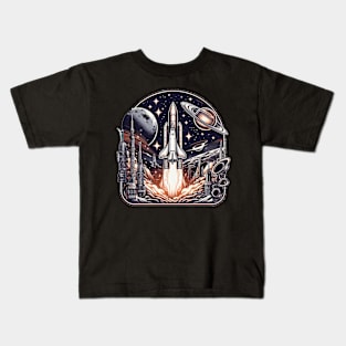 Exploring space Kids T-Shirt